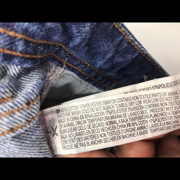 Life in Progress distressed fold up capri jean 27 - Picture 5 of 7